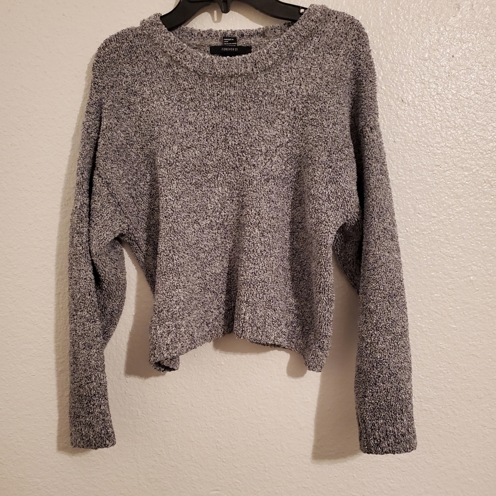 Gray cozy sweater